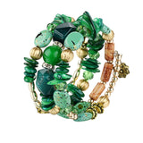 Multilayer Resin And Charm Stones Bracelet - 5 Designs  To Choose From!