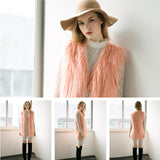 Kardashian Style Fur Overcoat