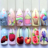 Summer Desserts | 15 Colors To Choose From | Nail Art Decals