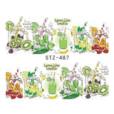 Summer Desserts | 15 Colors To Choose From | Nail Art Decals