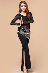 3 Pieces Belly Dancing Practice Wear Set