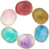 Tool - Natural Resin Canvas | For Trial And Mixing Of Nail Polish, Gels, And Stickers